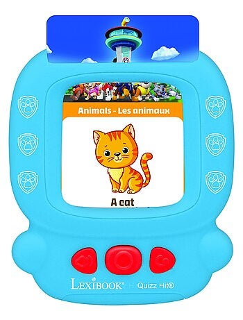 Lecteur de cartes interactif parlant bilingue Quizz Hit Pat Patrouille anglais et français