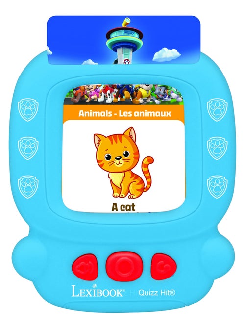 Lecteur de cartes interactif parlant bilingue Quizz Hit Pat Patrouille anglais et français - Kiabi
