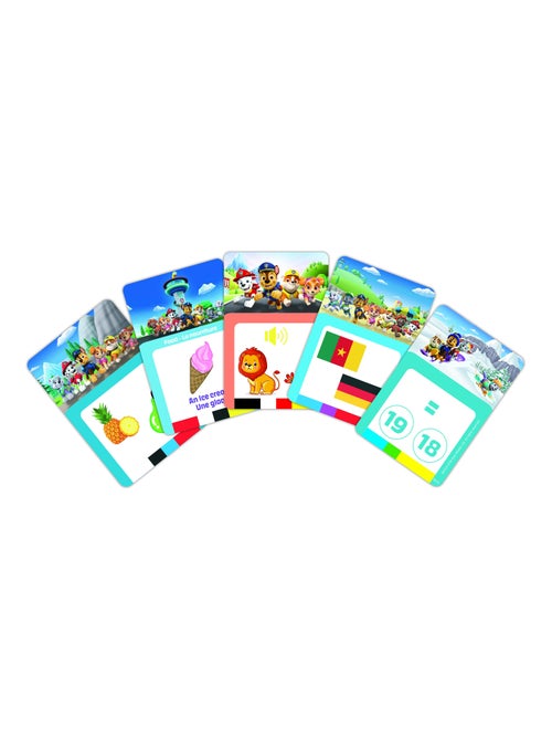 Lecteur de cartes interactif parlant bilingue Quizz Hit Pat Patrouille anglais et français - Kiabi