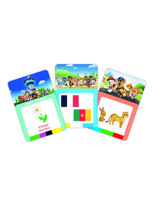 Lecteur de cartes interactif parlant bilingue Quizz Hit Pat Patrouille anglais et français - Kiabi