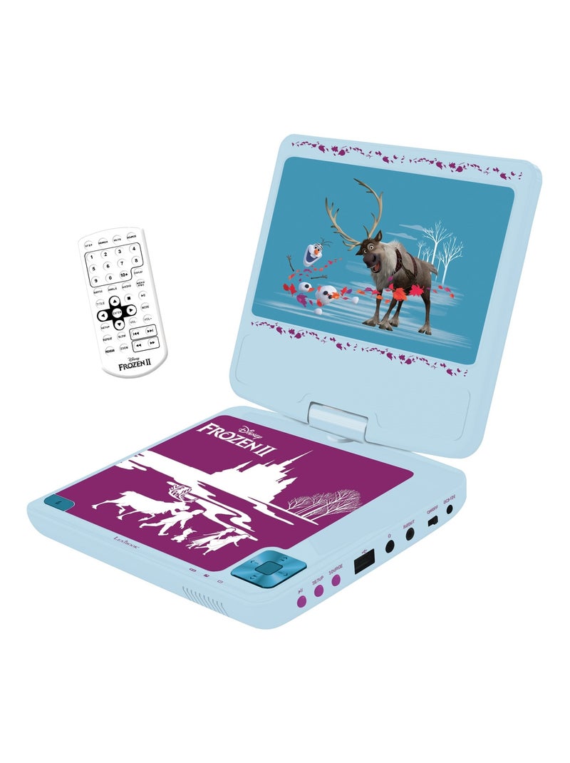 Lecteur DVD portable 7" La reine des Neige Bleu - Kiabi