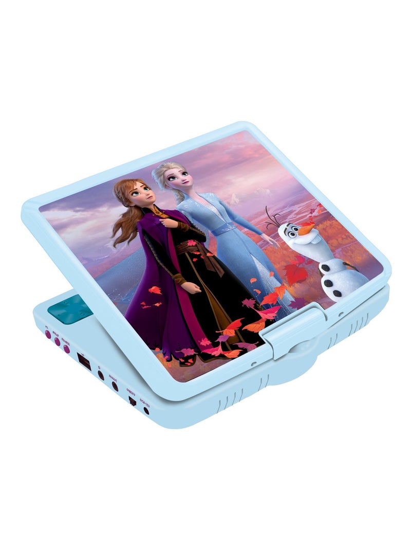Lecteur DVD portable 7" La reine des Neige Bleu - Kiabi