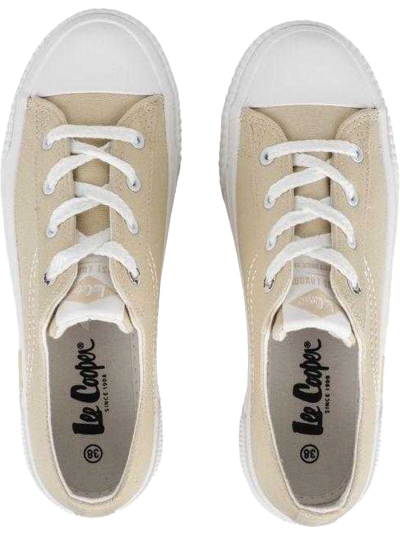 Lee Cooper - Baskets Beige - Kiabi