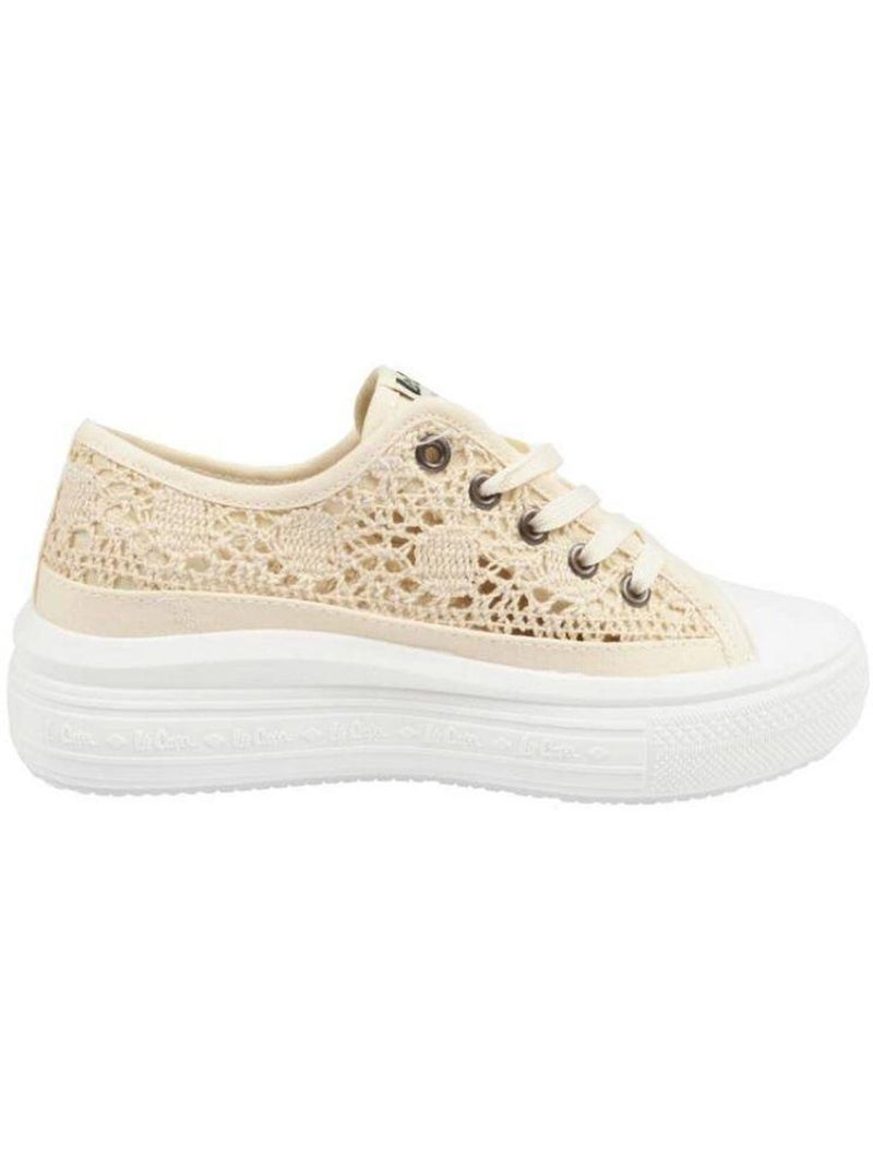 Lee Cooper - Baskets LCW-23-44-1618L Beige - Kiabi
