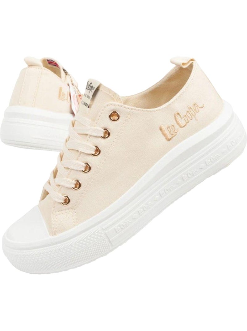 Lee Cooper - Baskets LCW-24-44-2462L Beige - Kiabi