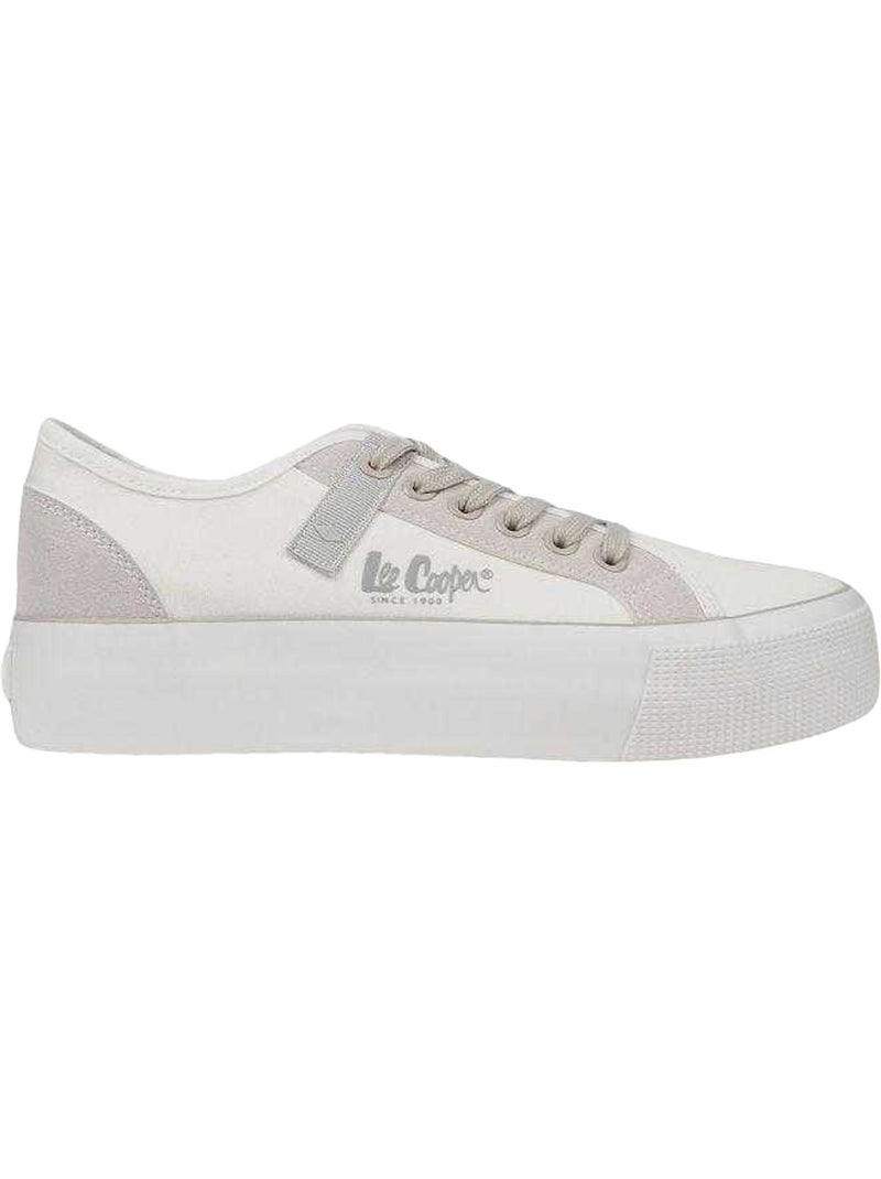 Lee Cooper - Baskets motif/style blocs de couleurs Blanc - Kiabi