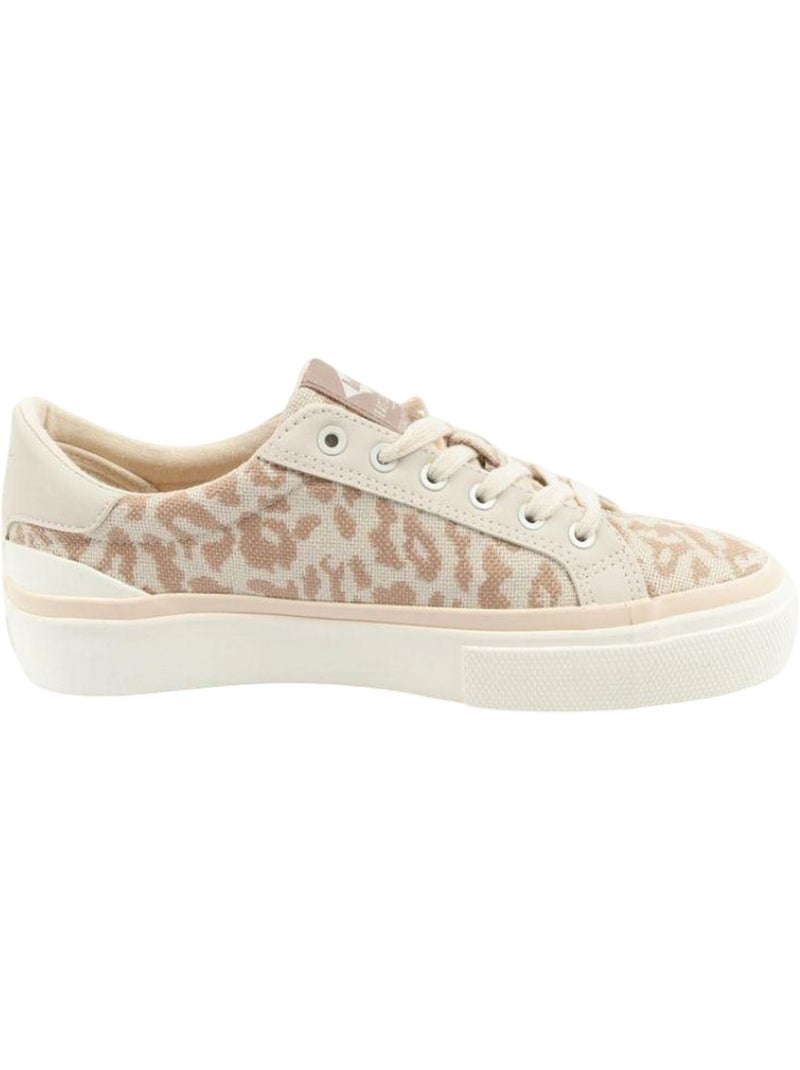 Lee Cooper - Baskets motif/style imprimé léopard Beige - Kiabi