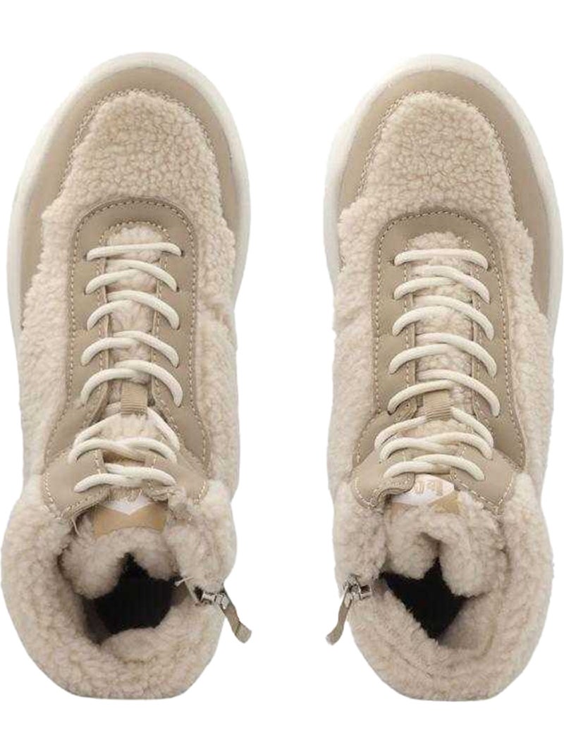Lee Cooper - Baskets motif/style logo Beige - Kiabi