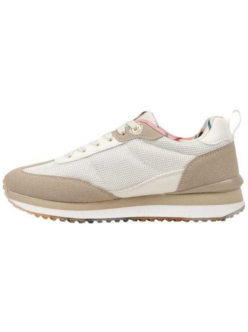 Lee Cooper - Baskets motif/style logo Beige/Blanc - Kiabi