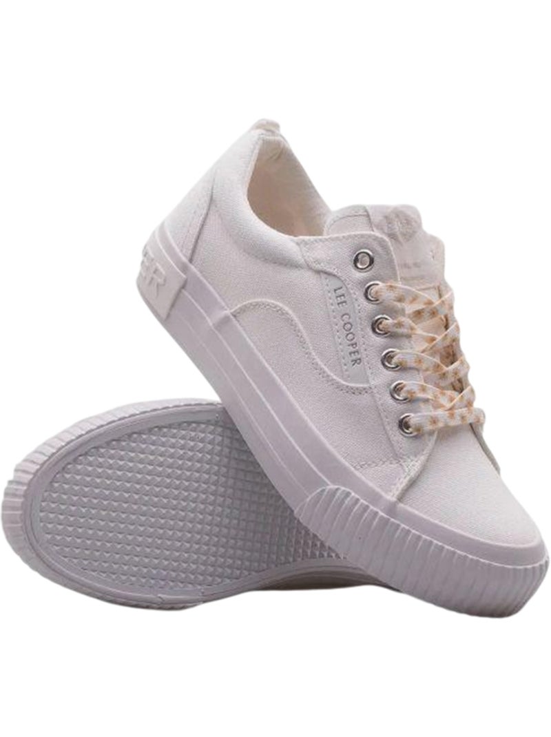 Lee Cooper - Baskets motif/style logo Blanc - Kiabi