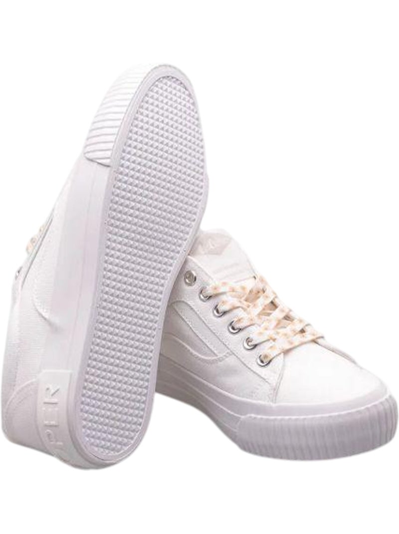 Lee Cooper - Baskets motif/style logo Blanc - Kiabi