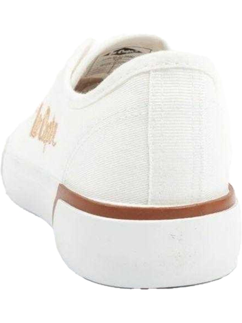Lee Cooper - Baskets motif/style Logo doré Blanc - Kiabi