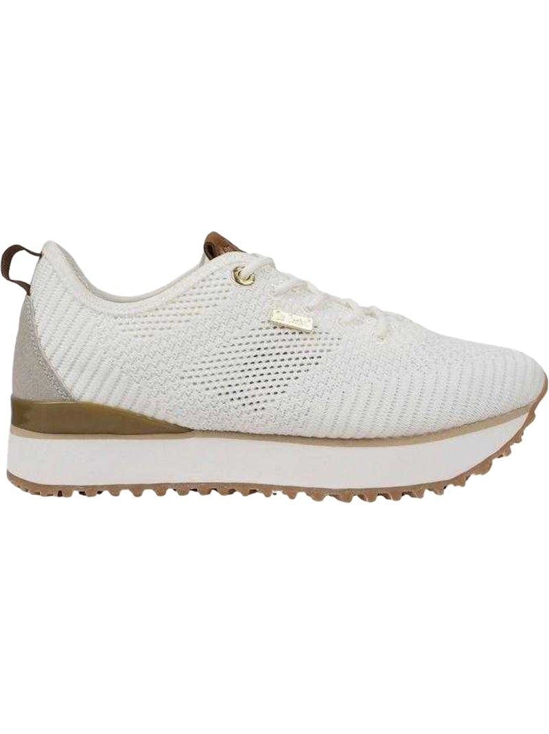 Lee Cooper - Baskets motif/style logo métallique Blanc - Kiabi