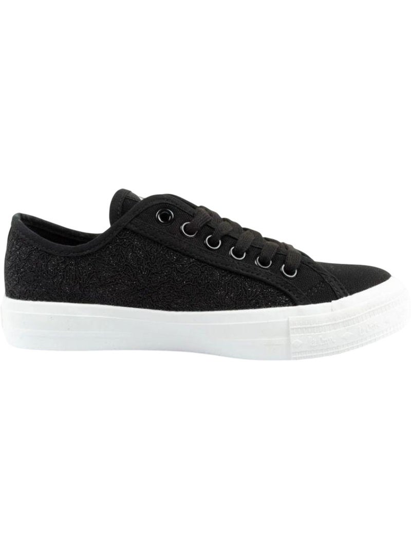 Lee Cooper - Baskets motif/style Paillettes Noir - Kiabi