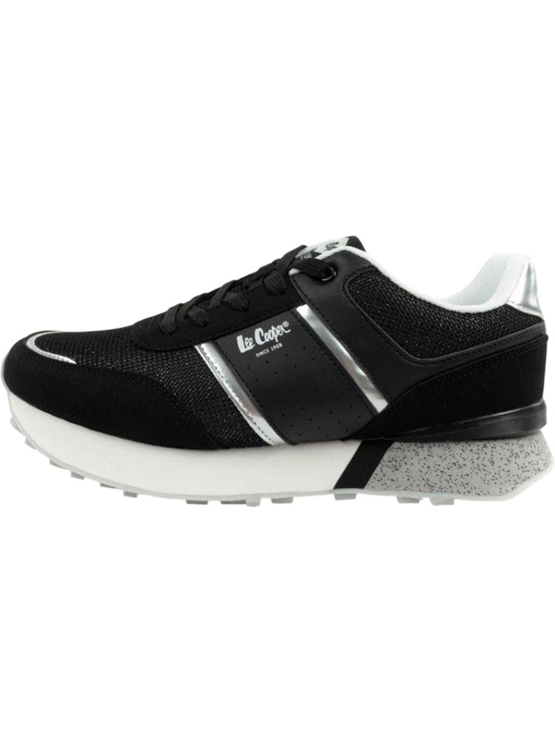 Lee Cooper - Baskets motif/style Paillettes Noir - Kiabi
