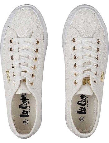 Lee Cooper - Baskets motif/style Recouvert de dentelle