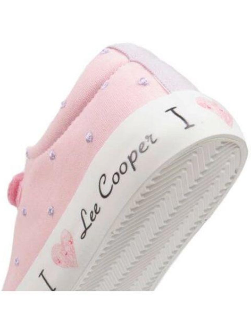 Lee Cooper - Baskets motif/style Sequins Rose - Kiabi