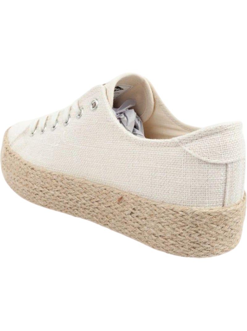 Lee Cooper - Baskets motif/style Tressé Beige - Kiabi