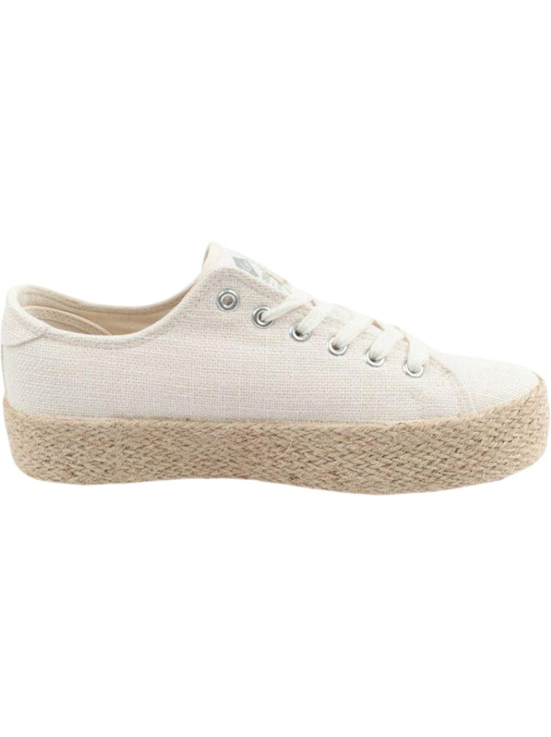 Lee Cooper - Baskets motif/style Tressé Beige - Kiabi