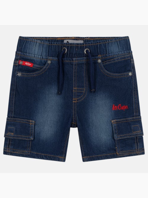 Lee cooper - bermuda cargo en jean taille élastique - Kiabi Lee cooper - bermuda cargo en jean taille élastique - Kiabi