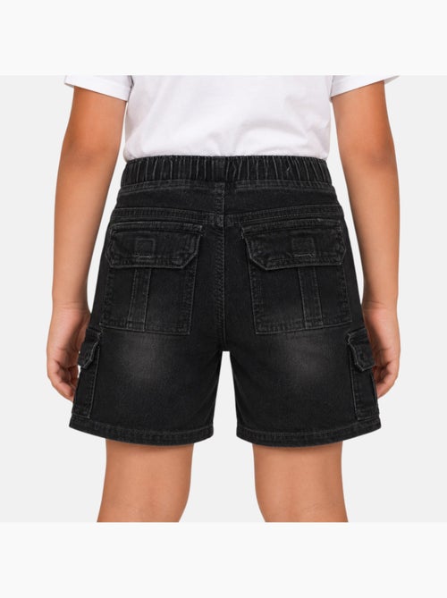 Lee cooper - bermuda cargo en jean taille élastique - Kiabi Lee cooper - bermuda cargo en jean taille élastique - Kiabi