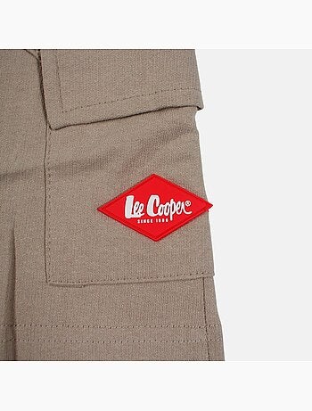 Lee cooper - bermuda cargo molletonné à cordon