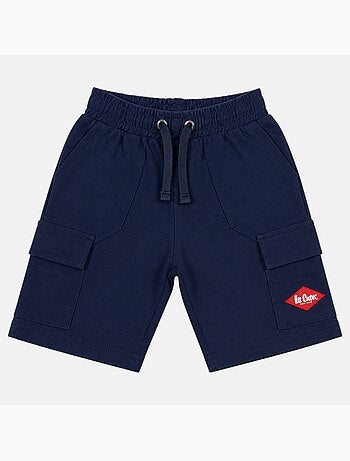 Lee cooper - bermuda cargo molletonné à cordon