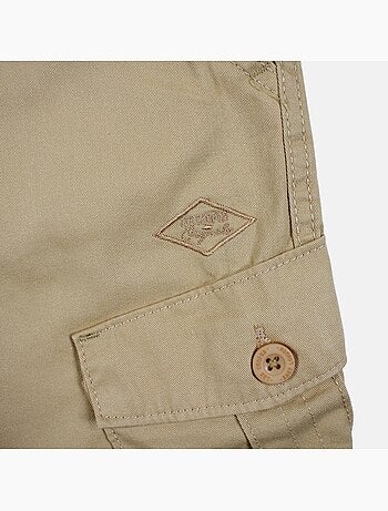 Lee Cooper - Bermuda chino homme avec logo lee cooper