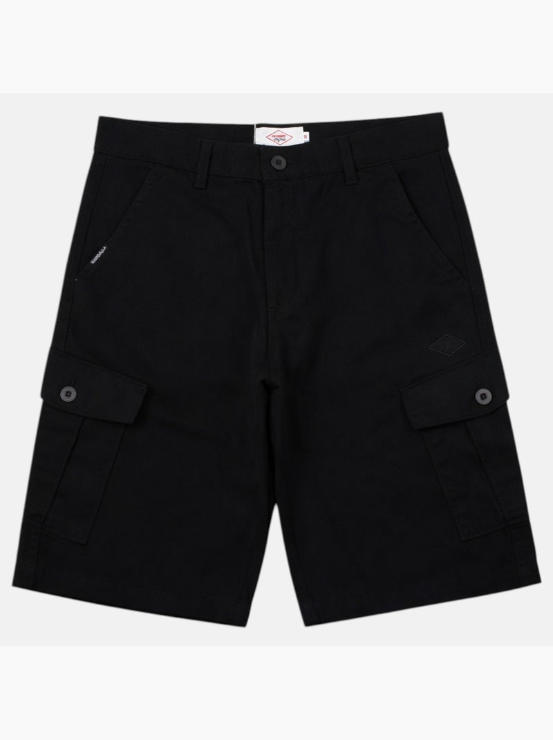 Lee Cooper - Bermuda chino homme avec logo Noir - Kiabi