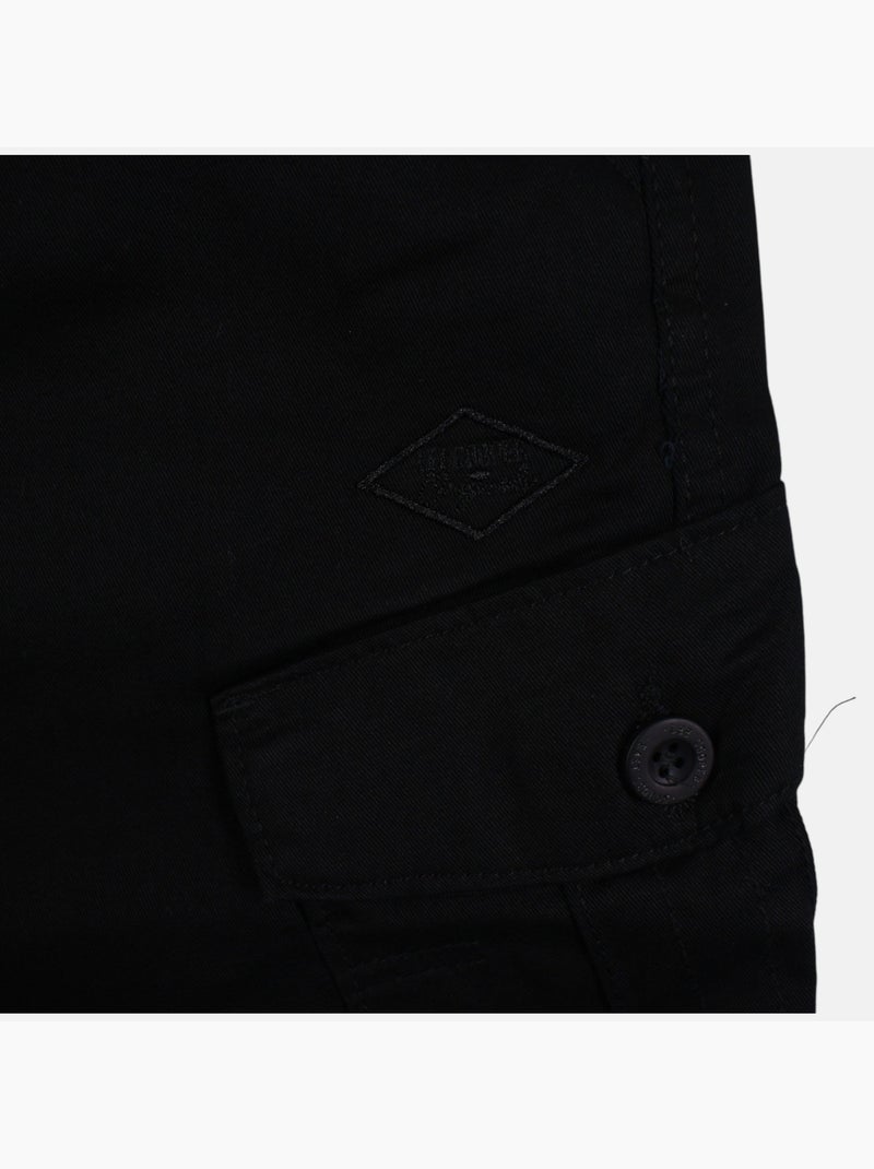 Lee Cooper - Bermuda chino homme avec logo Noir - Kiabi