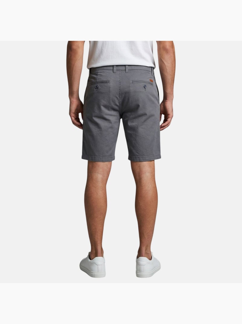 Lee Cooper - Bermuda chino homme Gris - Kiabi
