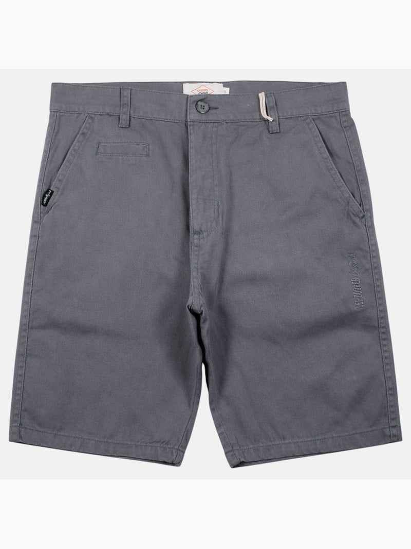 Lee Cooper - Bermuda chino homme Gris - Kiabi