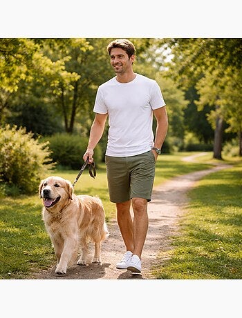 Lee Cooper - Bermuda chino homme