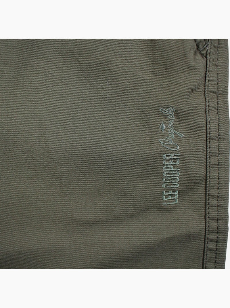 Lee Cooper - Bermuda chino homme Kaki - Kiabi