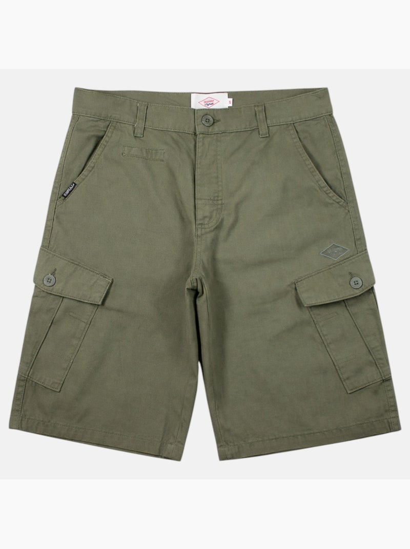 Lee Cooper - Bermuda chino homme Kaki - Kiabi