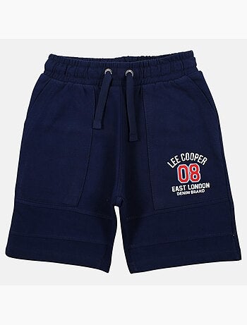 Lee Cooper - Bermuda enfant avec logo et cordon