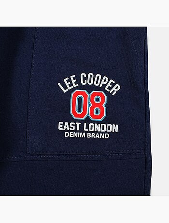 Lee Cooper - Bermuda enfant avec logo et cordon