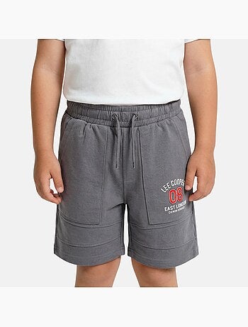 Lee Cooper - Bermuda enfant avec logo et cordon