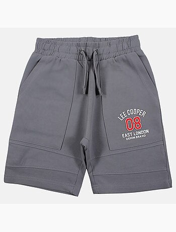 Lee Cooper - Bermuda enfant avec logo et cordon