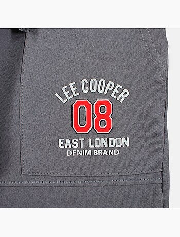 Lee Cooper - Bermuda enfant avec logo et cordon