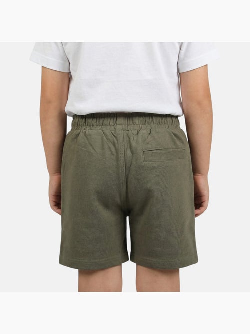 Lee Cooper - Bermuda enfant avec logo et cordon - Kiabi