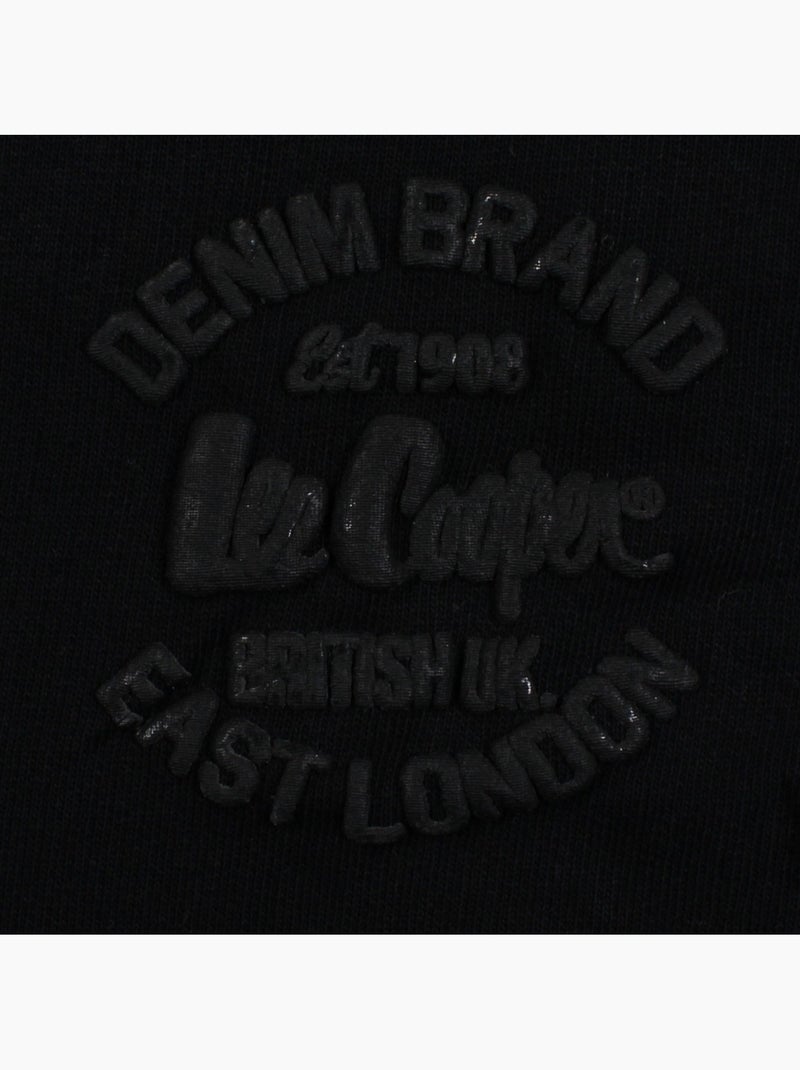 Lee Cooper - Bermuda enfant avec logo et cordon Noir - Kiabi