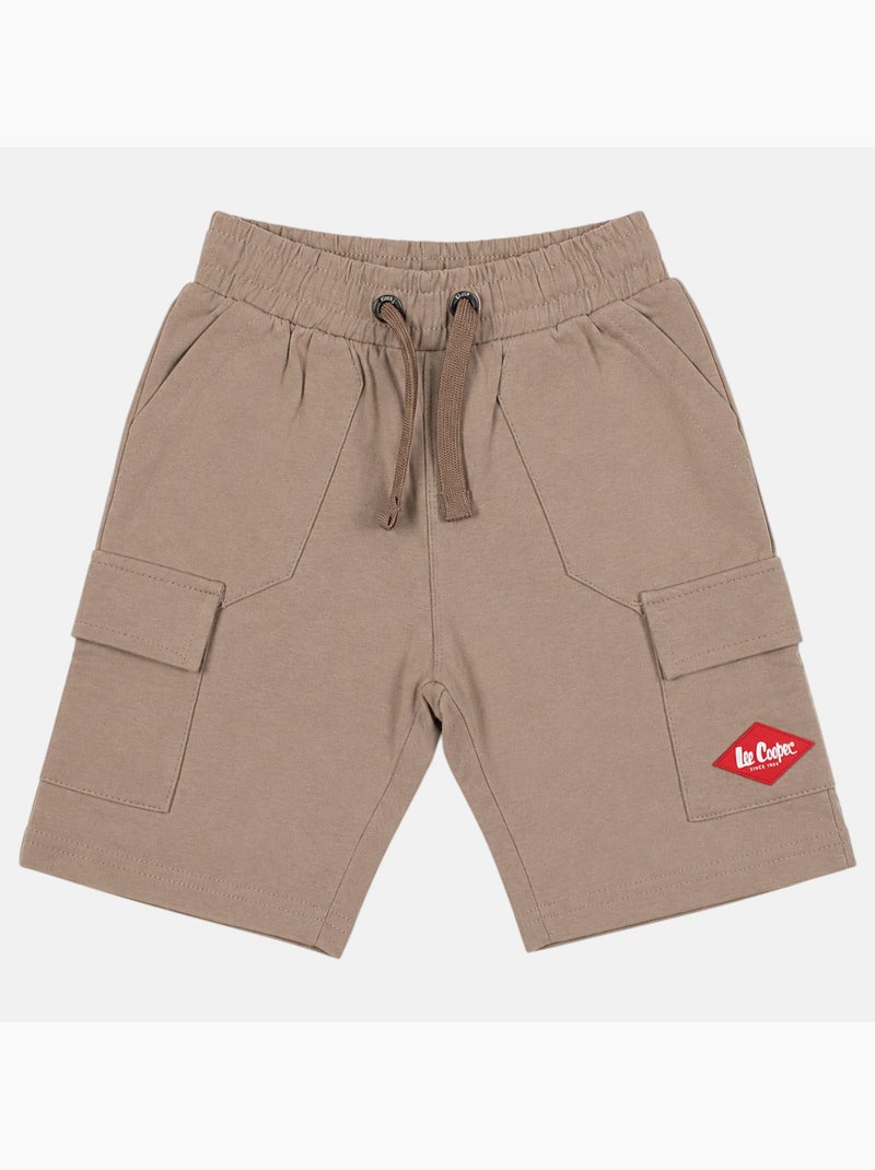 Lee Cooper - Bermuda enfant garçon avec poches Beige - Kiabi