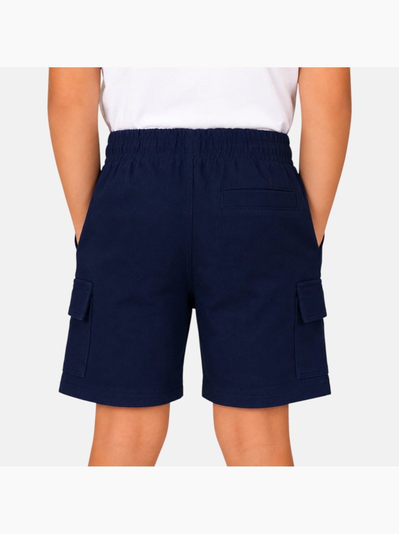 Lee Cooper - Bermuda enfant garçon avec poches Bleu marine - Kiabi