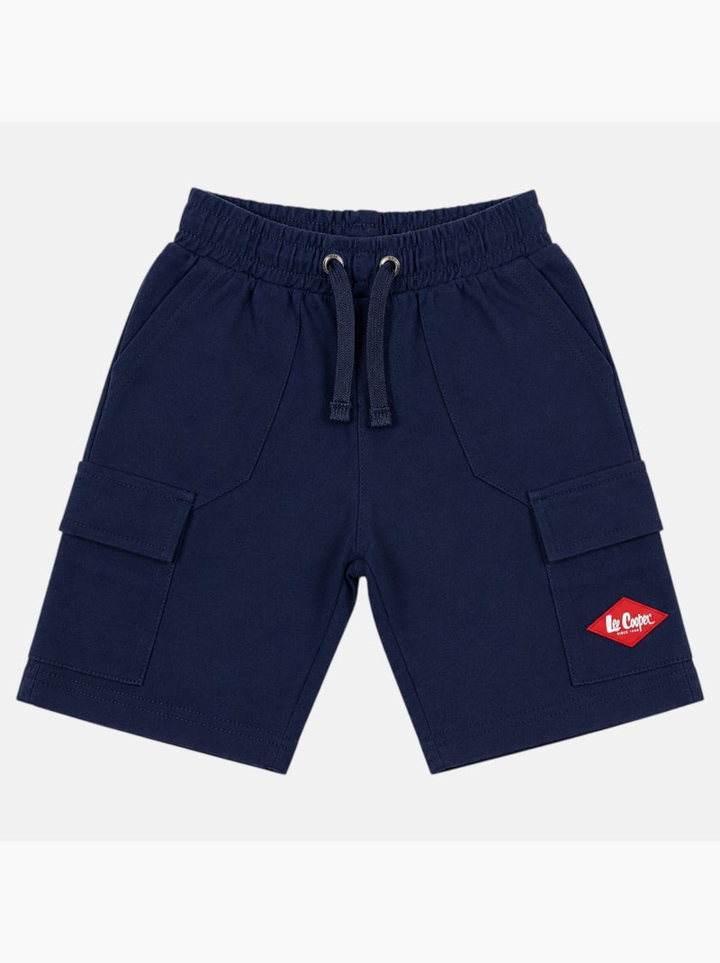 Lee Cooper - Bermuda enfant garçon avec poches Bleu marine - Kiabi