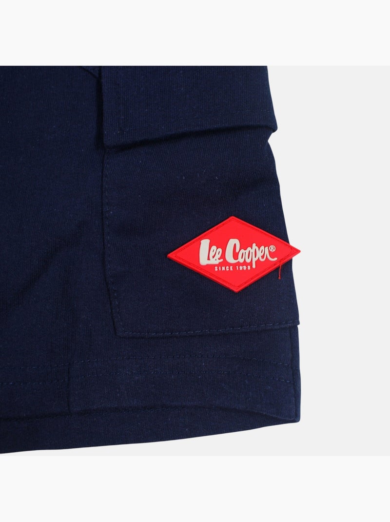 Lee Cooper - Bermuda enfant garçon avec poches Bleu marine - Kiabi