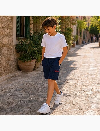 Lee Cooper - Bermuda enfant garçon avec poches