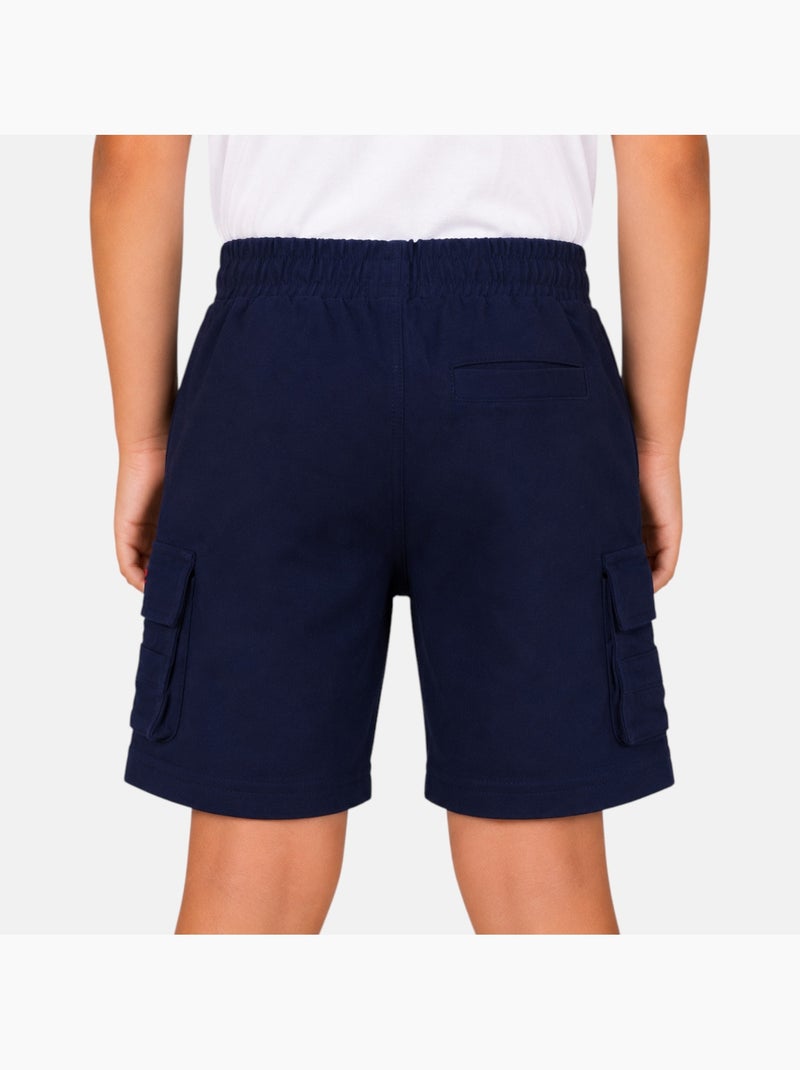 Lee Cooper - Bermuda enfant garçon avec poches Bleu marine - Kiabi