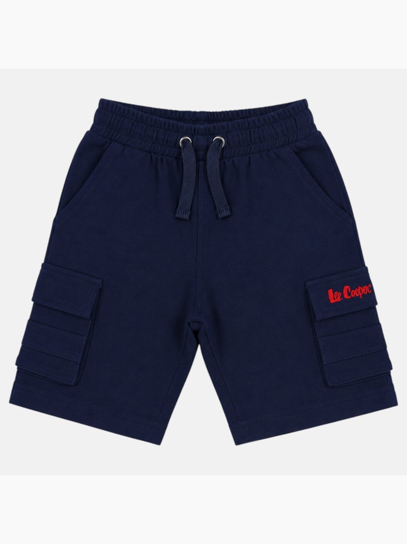 Lee Cooper - Bermuda enfant garçon avec poches Bleu marine - Kiabi