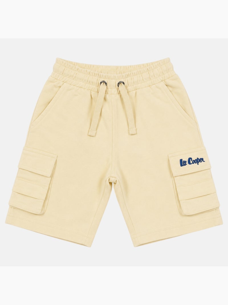 Lee Cooper - Bermuda enfant garçon avec poches Ecru - Kiabi